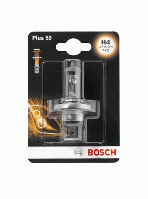    1 H4 12V 60/55W P43t Plus 60 (   60%) 1987301040 BOSCH