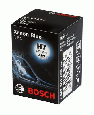   H7 12V 55W PX26D XENON BLUE (-  ) 1987302075