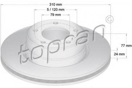   . . BMW E60 520I-525I/520D/525D 02-] 310X24MM 500944