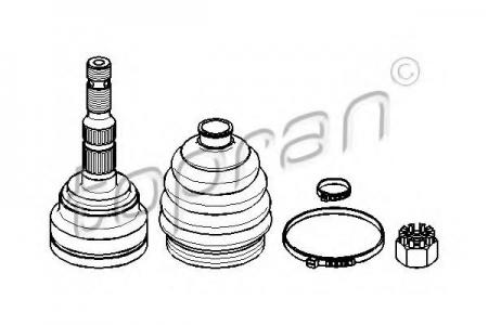  .  OPEL VECTRA A 1.4 / 1.6 / 1.7D, KADETT E 1.2-1.6, ASTRA F 1.4 / 1.6 / 1.7D, TIGRA 1.6 206112755