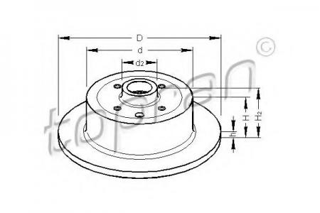   OPEL KADETT/VECTRA 2.0 86-95  D=261. 200946755