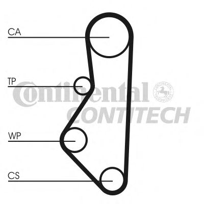   106X109 MAZDA 1.6 CONTITECH CT533