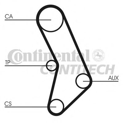   110X254 BMW 320, 323 CONTITECH CT574