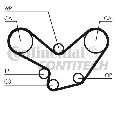 ZAHNRIEMEN CT584