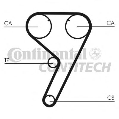 ZAHNRIEMENSATZ CT608K3