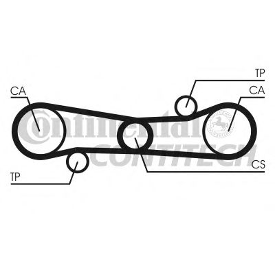 ZAHNRIEMENSATZ CT654K1