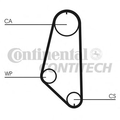    ( ) OPEL 1,6/1,8/2,0 -98 CT720WP1 ContiTech