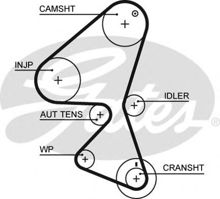   CITROEN, PEUGEOT, FIAT 1,4/2,0HDI (DW10ATED4) Z=14425,4  99> 5587XS