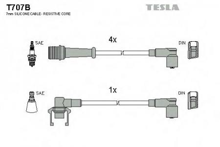   RENAULT 21 2.0/2.2 89-94, 25 2. T707B TESLA