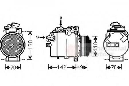 KOMPRESSOR F. KLIMA. BMW 0600K387