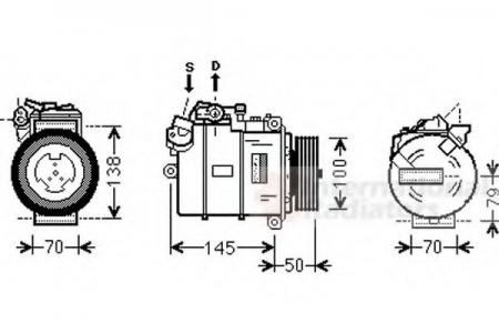 BMW760I 60I E67/8 AT 06-; COMPRESSOR 0600K388