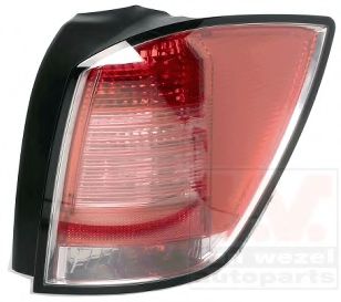 TAIL LAMP GLASS R.; OP.ASTRA H 5P 3745936U