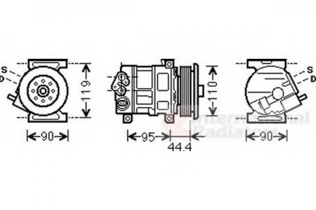 MITO 1.4 08-; COMPRESSOR 1700K394