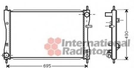 COLT6/SMART FORFOUR 15D; RADIATOR 32002174