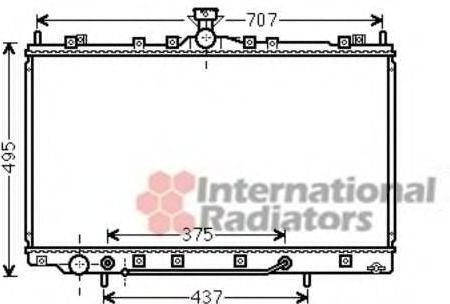 GRANDIS 2.4I AT 03-; RADIATOR 32002217