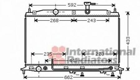 ACCENTIII 1.4/1.6I AT 05-; RADIATOR 82002252