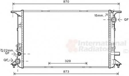 AUDI A8 QUATTRO 4.2 09-; RADIATOR 03002328