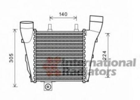 A8 QUATTRO 30/42TDI 09- R; INTERCOOLER 03004321