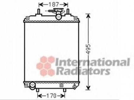 DU SIRION II 1.0/1.3I 05-; RADIATOR 11002066