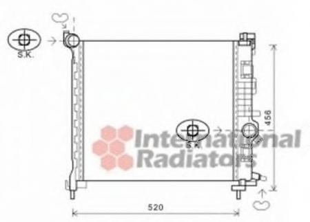 MERIVA 1.3 CDTI MT 10-; RADIATOR 37002561