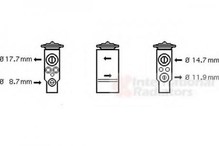 XSARA PICASSO/206(+) ALL; EXPANSION VALVE 40001350