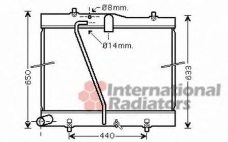 TO HI-ACE 2.7I MT 04-; RADIATOR 53002597