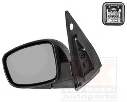 ELECTRICAL MIRROR L; I10 08- BLACK 8208805