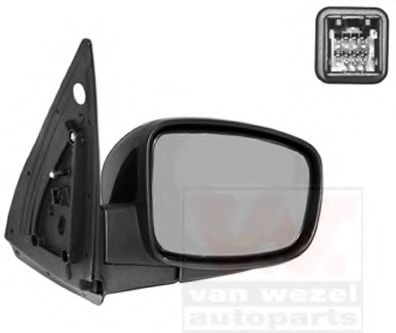 ELECTRICAL MIRROR R; I10 08- BLACK 8208806