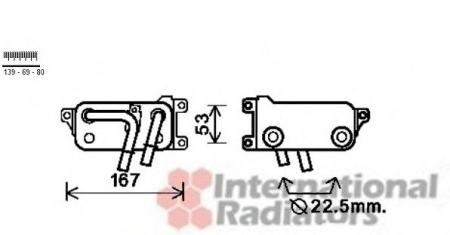 E60/61 520>550 AT 03-09; OIL COOLER 06003401