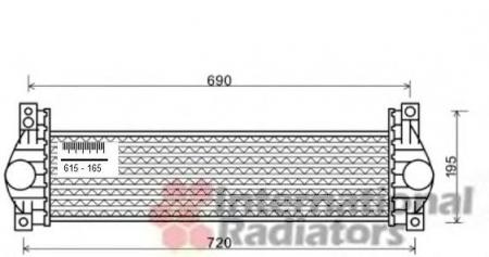 SY KYRON 20XDI/27XDI 05-; INTERCOOLER 81004093