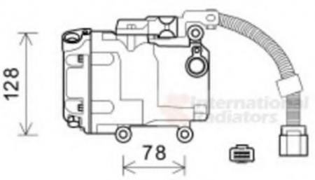 PRIUS 15I AT 03-; COMPRESSOR 5300K582