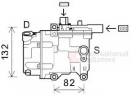 PRIUS 18I AT 09-; COMPRESSOR 5300K583