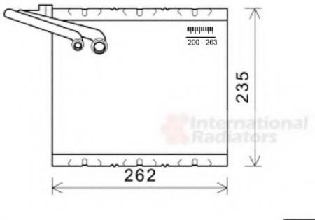 VO V70III/XC70II/S80 06-; EVAPORATOR 5900V157