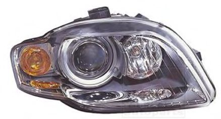 HEADLAMP DOUBLE R.; AUDI A4 04+ 0326982