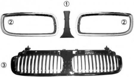 GRILLE FRAME; BMW 7 E65 01- 0652515