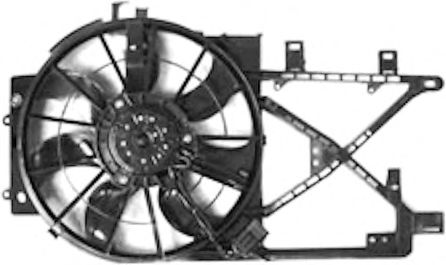 VECTRA B 2.0/2.2 DTI; FAN SHROUD + FAN 3766748