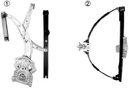 MAN.WINDOW REGUL FR 4D; VW Passat 88-96 5834226 VAN WEZEL