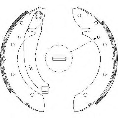   PGT 405 87-96/REN LAGUNA/ESPACE/MEGANE/SCENIC 95- 228.60X41.50 Z4396.02