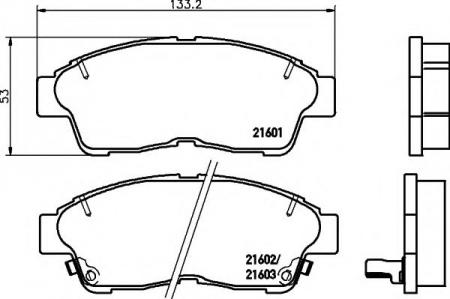     TOYOTA: CAMRY 91-96, CAMRY 96-01, CAMRY STATION WAGON 92-96, CARINA E 92-97, CARINA E SPORTSWAGON 93-97, CARINA E  92-97, CELICA 93-9 2160101