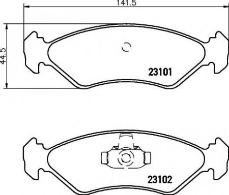     FORD: FIESTA III 89-95, FIESTA IV 95-02, FIESTA  91-96, FIESTA  89-95, KA 96-,  MAZDA: 121 III 96- 2310101