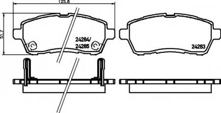     CHANGAN MAZDA: 2 07-, 2   07-  DAIHATSU: MATERIA   06-  MAZDA: 2  07- 2428303