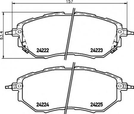     SUBARU: LEGACY IV 03-, LEGACY IV  03-, TRIBECA 05- 2422201