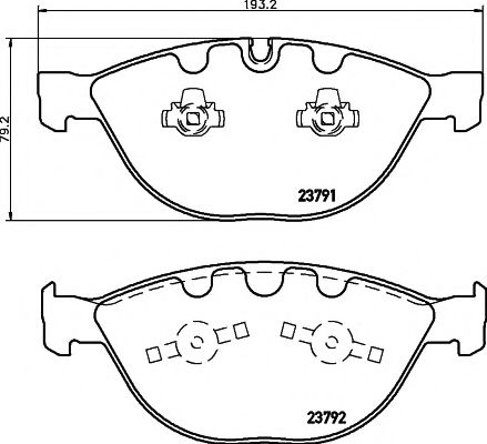     BMW: 5 04-, 5 TOURING 04-, 6 05-, 6  05-, 7 03- 2379101