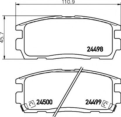     CHEVROLET:CAPTIVA 06.06-, OPEL:ANTARA 05.06- 2449801 TEXTAR