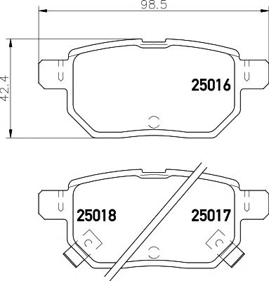     LEXUS: CT (ZWA1_) 11 - TOYOTA: PRIUS (ZVW30_) 09 - 2501601