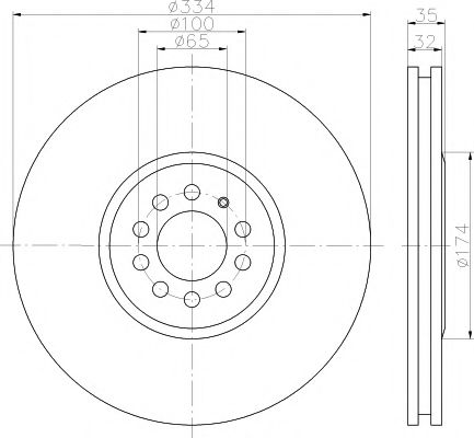 BRAKE DISC 92161410