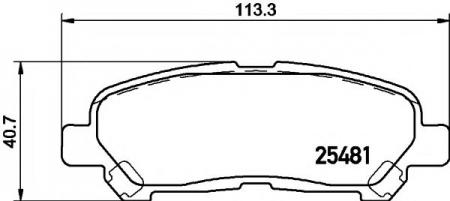  . TOYOTA HIGHLANDER 09- 2548101