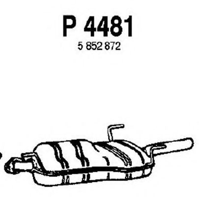  OPEL VECTRA B 1.6-2.2 95-03 P4481