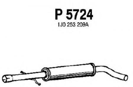  SKODA FABIA 1.4-1.6 98- P5724 FENNO STEEL