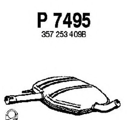  VW PASSAT 1.8/2.0 88-93 P7495 FENNO STEEL